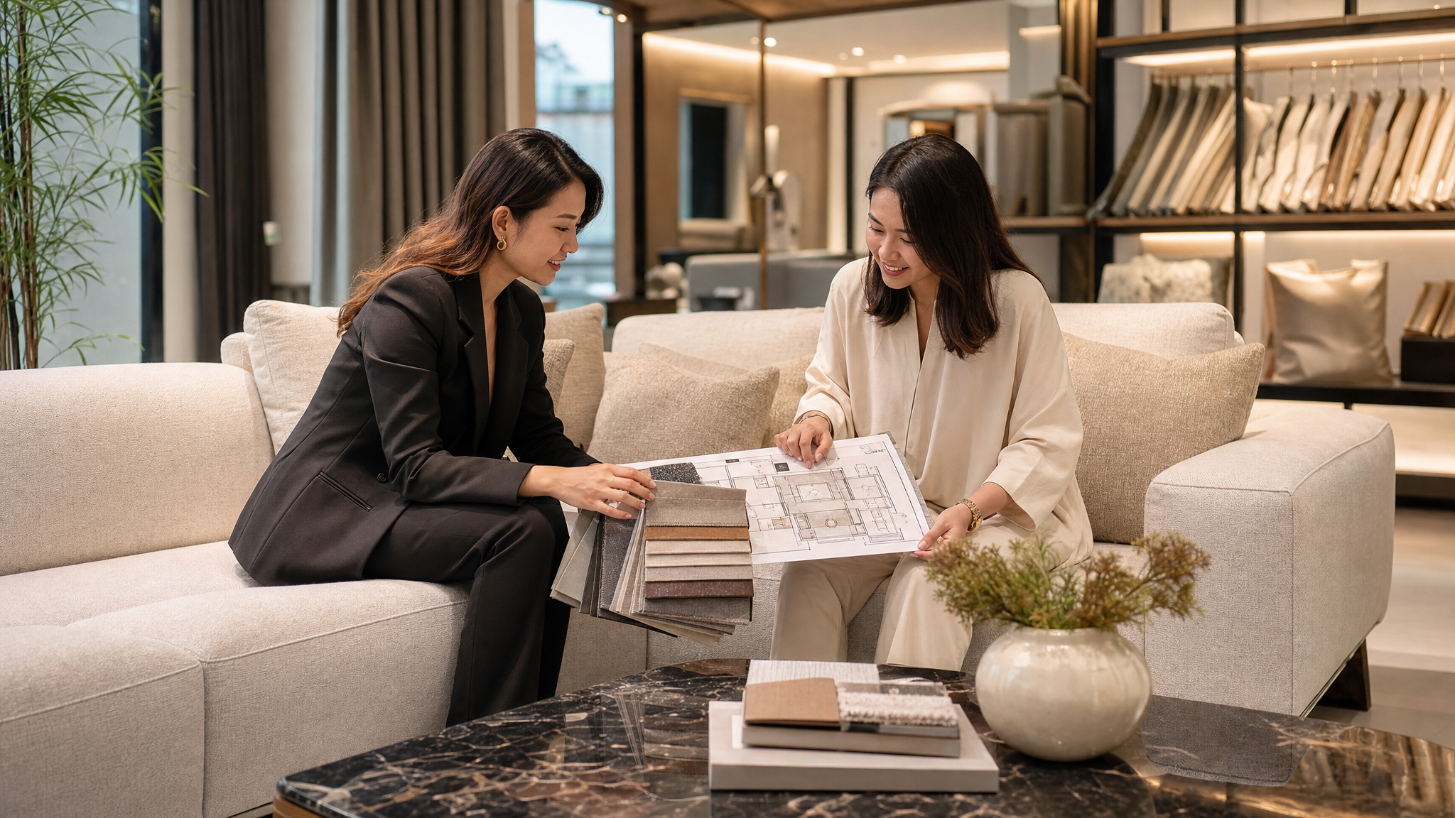 Showroom consultation mood image
