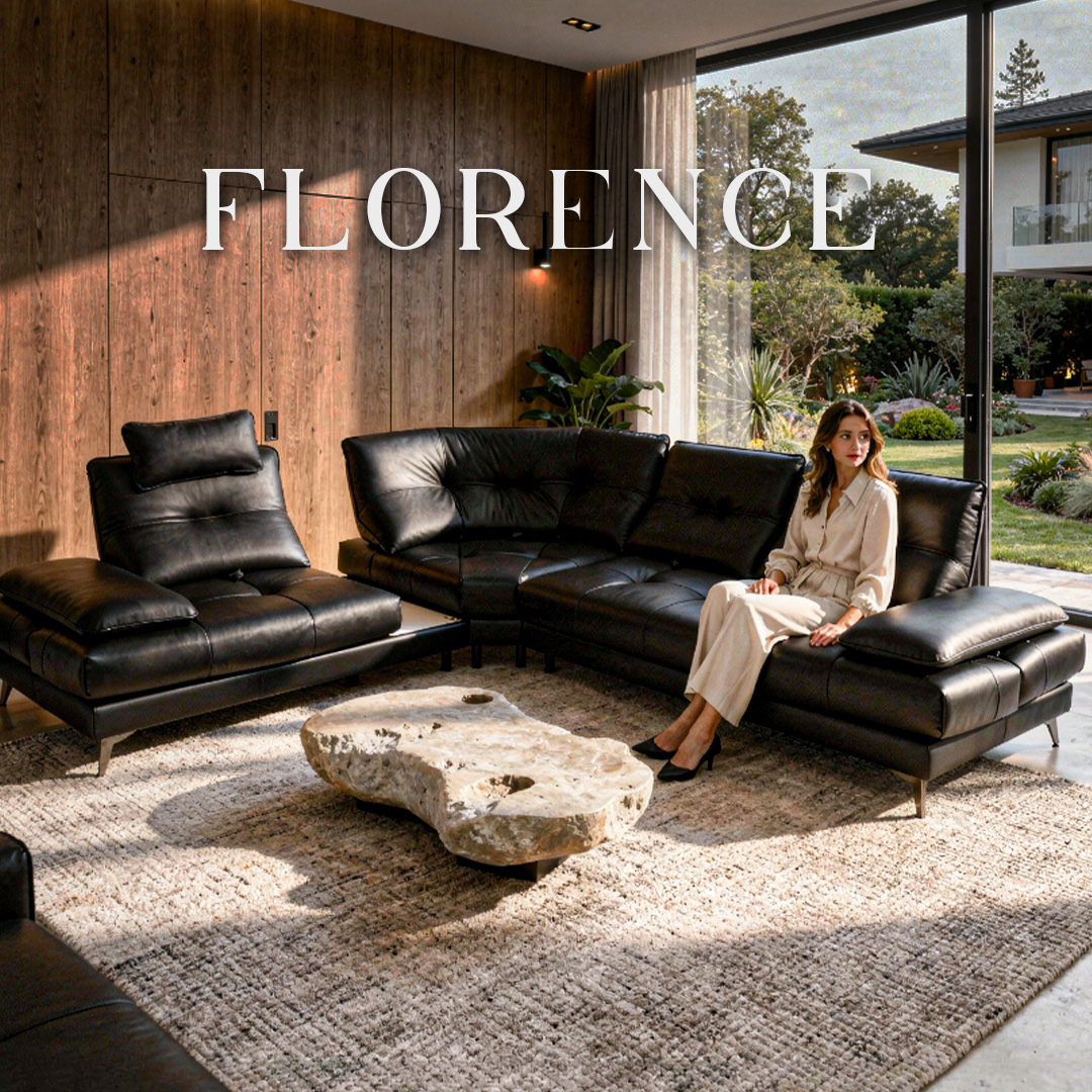 Florence sofa — labelled profile