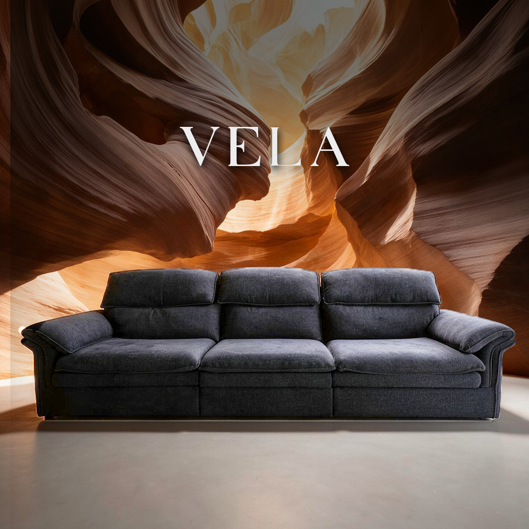 Vela sofa — named full profile