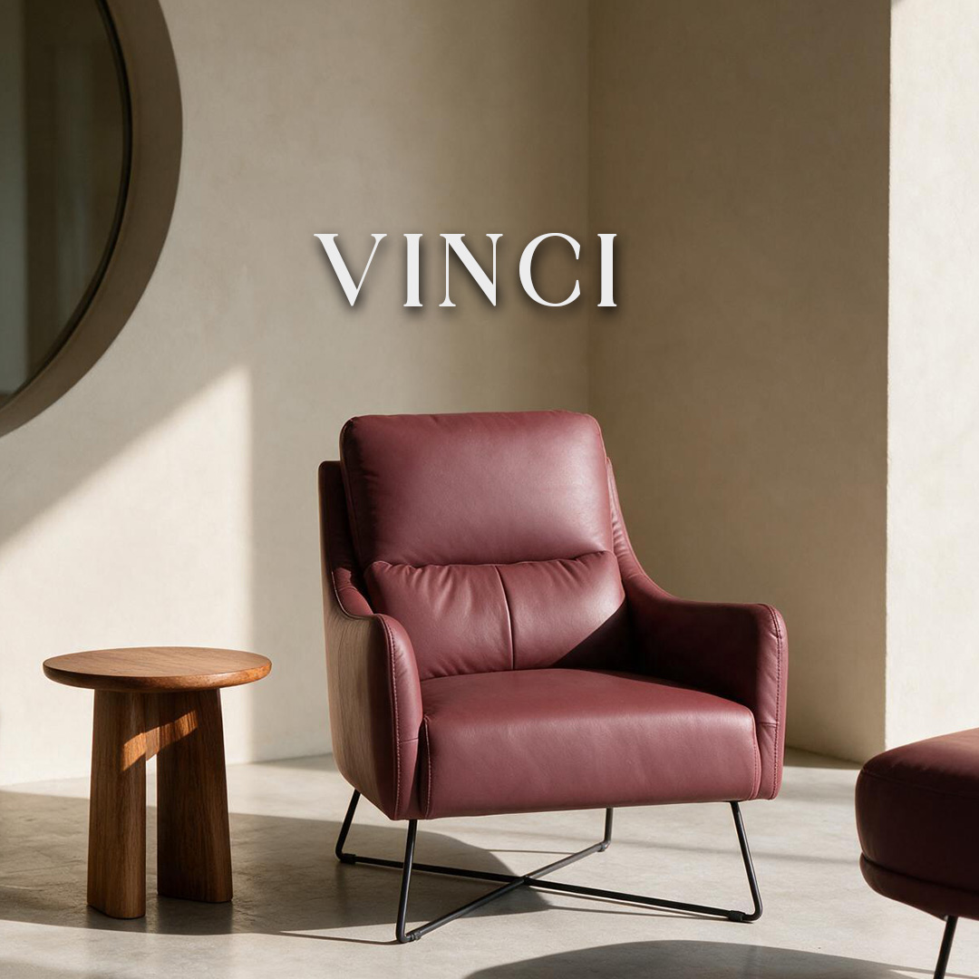 Vinci sofa — named full profile